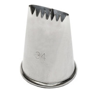 Насадка для кондитерского мешка Зубчатая лента h 5 см, d 3,5 см (99005058)