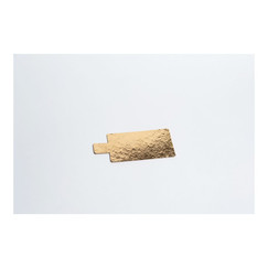 Pasticciere Подложка золото прямоугольная с держателем 9*5,5 см, 100 шт (30000344): фото