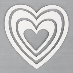 Набор силиконовых рам Сердце, 3 шт (81270004): фото