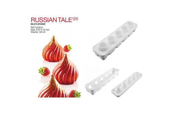 Форма кондитерская, силикон, Silikomart RUSSIAN TALE, ячейки 6,7*7,3 см (81230195): фото