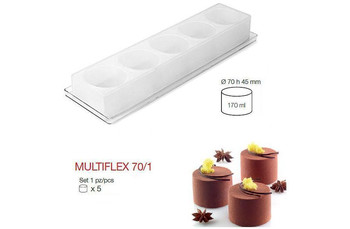 Форма кондитерская, силикон, Silikomart MULTIFLEX 170 70/1, ячейки 7*4,5 см (81230202): фото