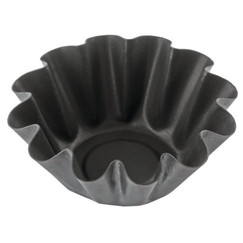 Форма гофрированная для кексов, 20 мл, 3,2*5,5*2 см, сталь с антипригарным покрытием (92100155): фото
