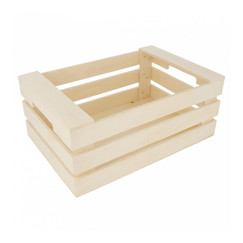 Мини-ящик деревянный для подачи и сервировки 25*17*10 см - 1 шт (81211539): фото