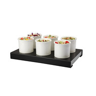 Подставка для салат-баров с хладагентом + 6 салатников по 1,2 л (81200579)
