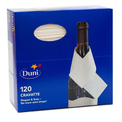 Галстук на бутылку Duni, 42*20 см, 120 шт (81000401): фото