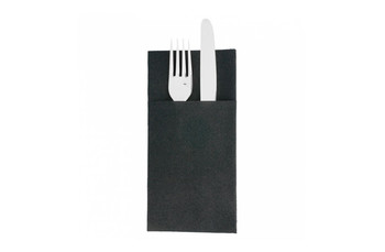 Конверт-салфетка для столовых приборов Airlaid чёрный 40*40 см, 50 шт (81211268): фото
