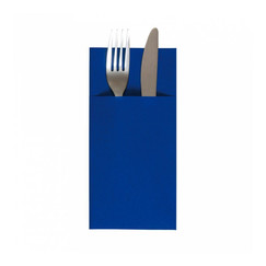 Конверт-салфетка для столовых приборов Airlaid синий 40*40 см, 50 шт (81211262): фото