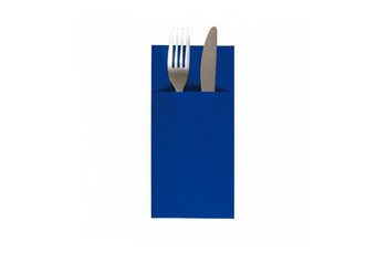 Конверт-салфетка для столовых приборов Airlaid синий 40*40 см, 50 шт (81211262): фото