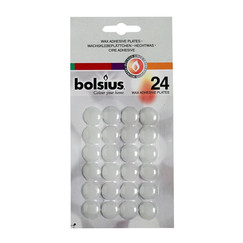 Восковые пластины Bolsius для крепления свечей, 24 шт (81200782): фото
