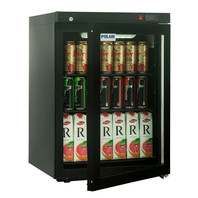 Холодильный шкаф Polair, DM102-Bravo черный с замком