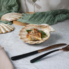 Блюдо для подачи 15*15 см h5,5 см 125 мл Pearl Shell Frutti di Mare P.L.: фото