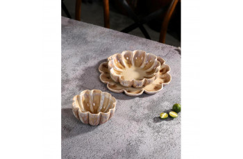 Блюдо круглое d 26 см h2 см Pearl Shell Frutti di Mare P.L.: фото