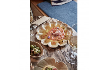 Блюдо круглое d 26 см h2 см Pearl Shell Frutti di Mare P.L.: фото