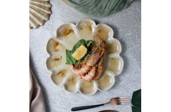 Блюдо круглое d 26 см h2 см Pearl Shell Frutti di Mare P.L.: фото