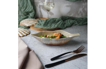 Блюдо овальное 28,5*10,5 см h6,5 см 350 мл Pearl Leaf Frutti di Mare P.L.: фото