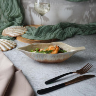 Блюдо овальное 28,5*10,5 см h6,5 см 350 мл Pearl Leaf Frutti di Mare P.L.