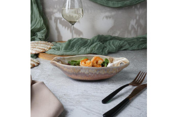 Блюдо овальное 28,5*10,5 см h6,5 см 350 мл Pearl Leaf Frutti di Mare P.L.: фото