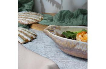 Блюдо овальное 28,5*10,5 см h6,5 см 350 мл Pearl Leaf Frutti di Mare P.L.: фото